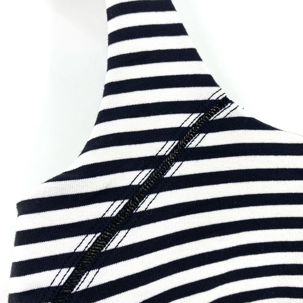 πSALEπ Lululemon Black/White Striped Amala Tank - Picture 7 of 15